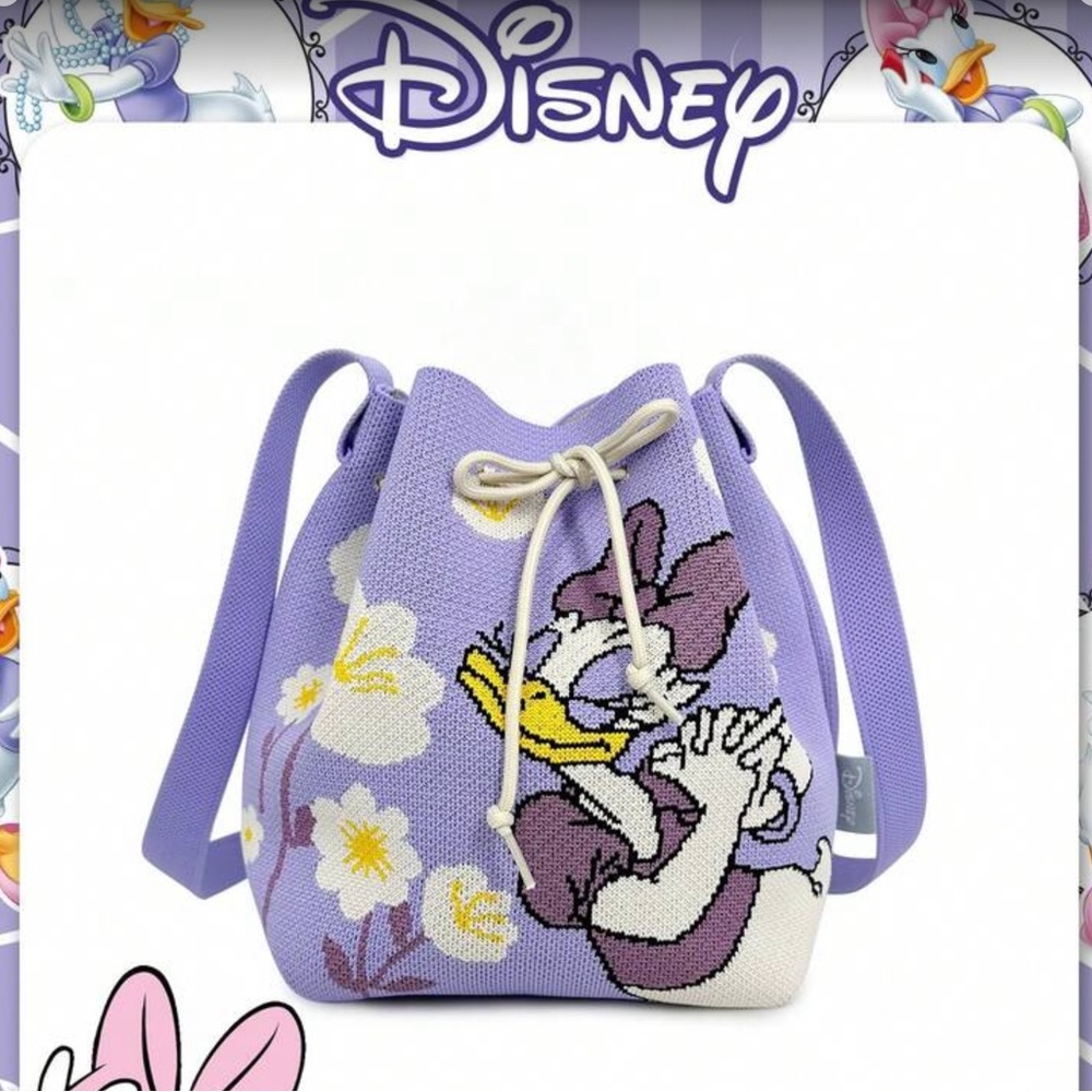 Disney Purple Daisy Duck Shoulder Bag